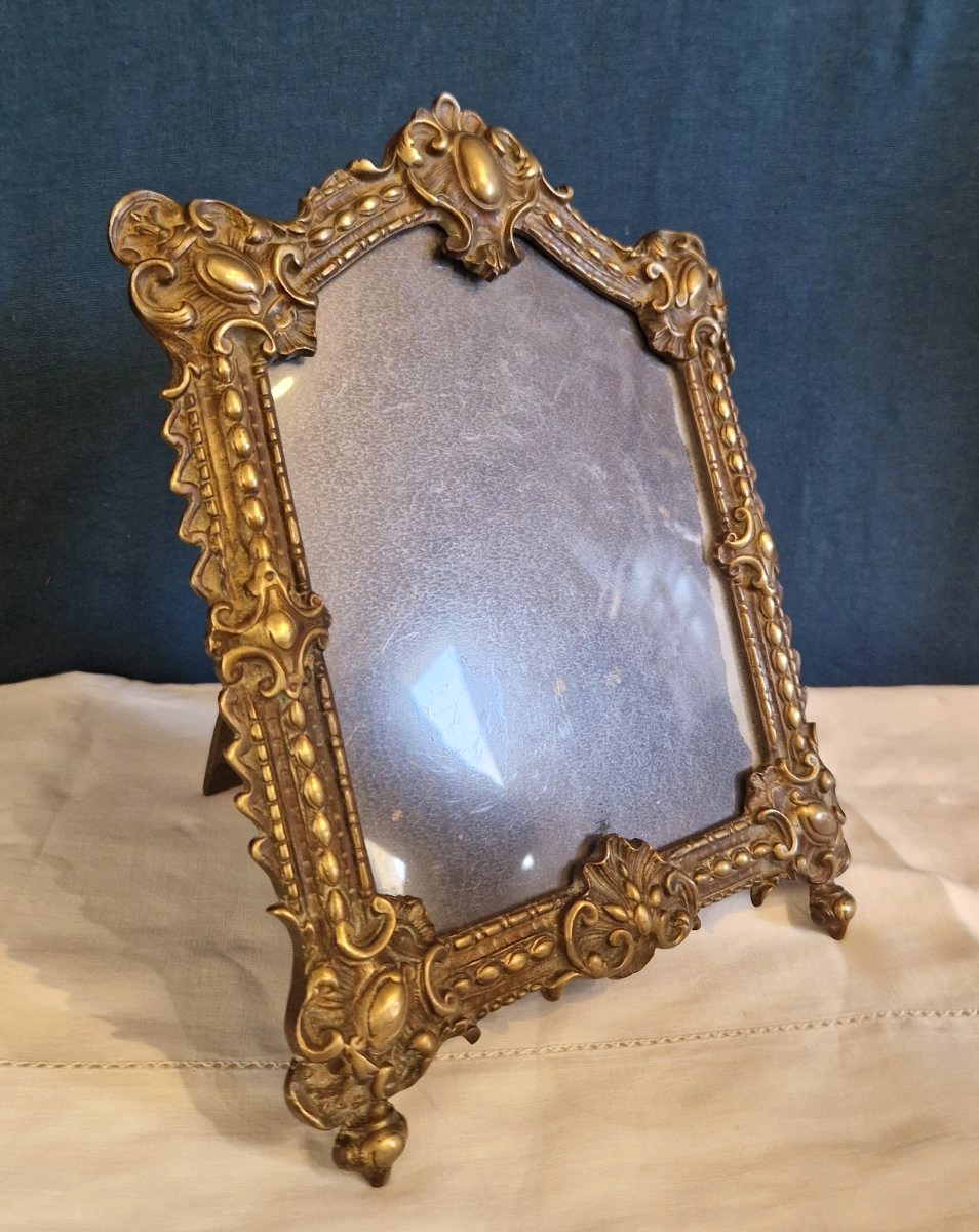 19th-century Louis XV-style Bronze Frame-photo-2