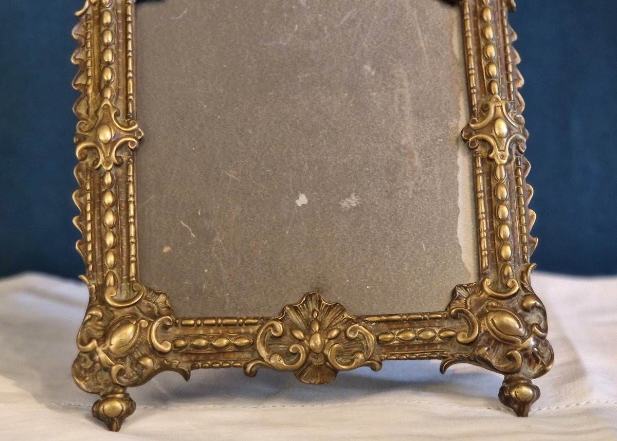 19th-century Louis XV-style Bronze Frame-photo-4