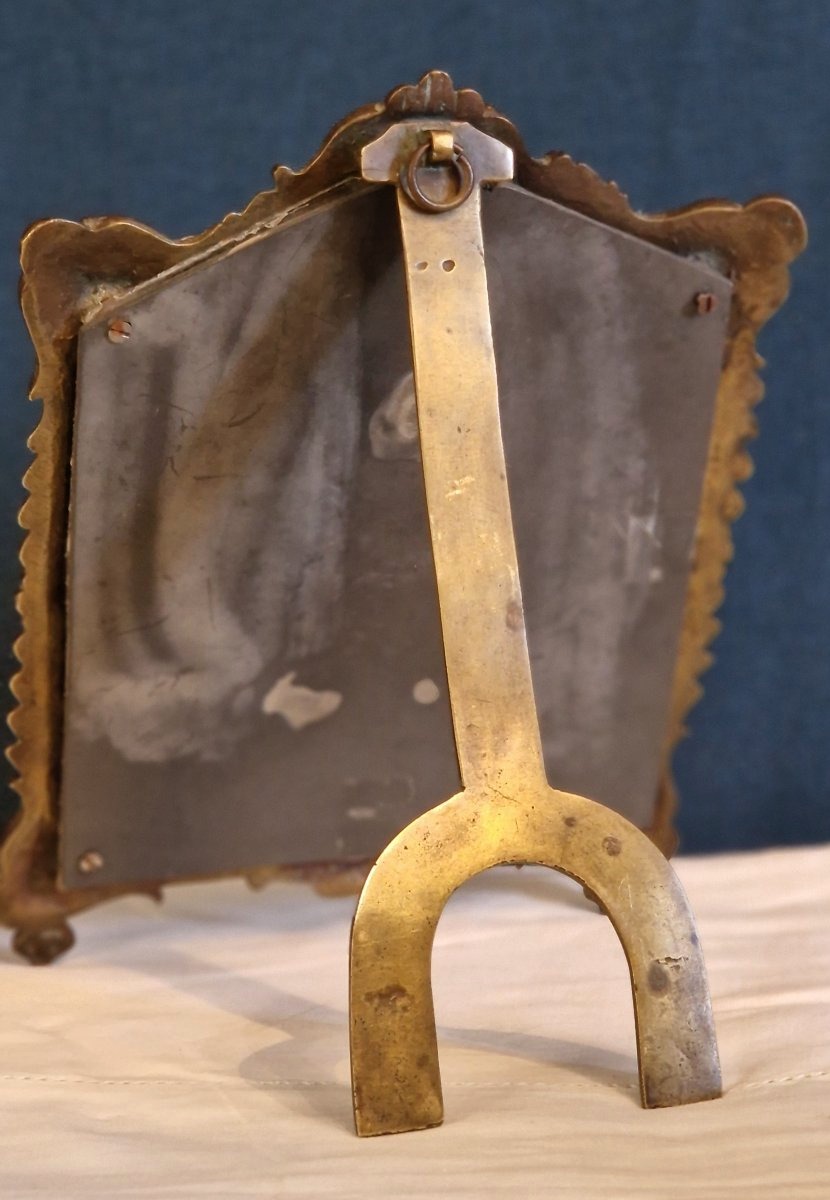 19th-century Louis XV-style Bronze Frame-photo-2