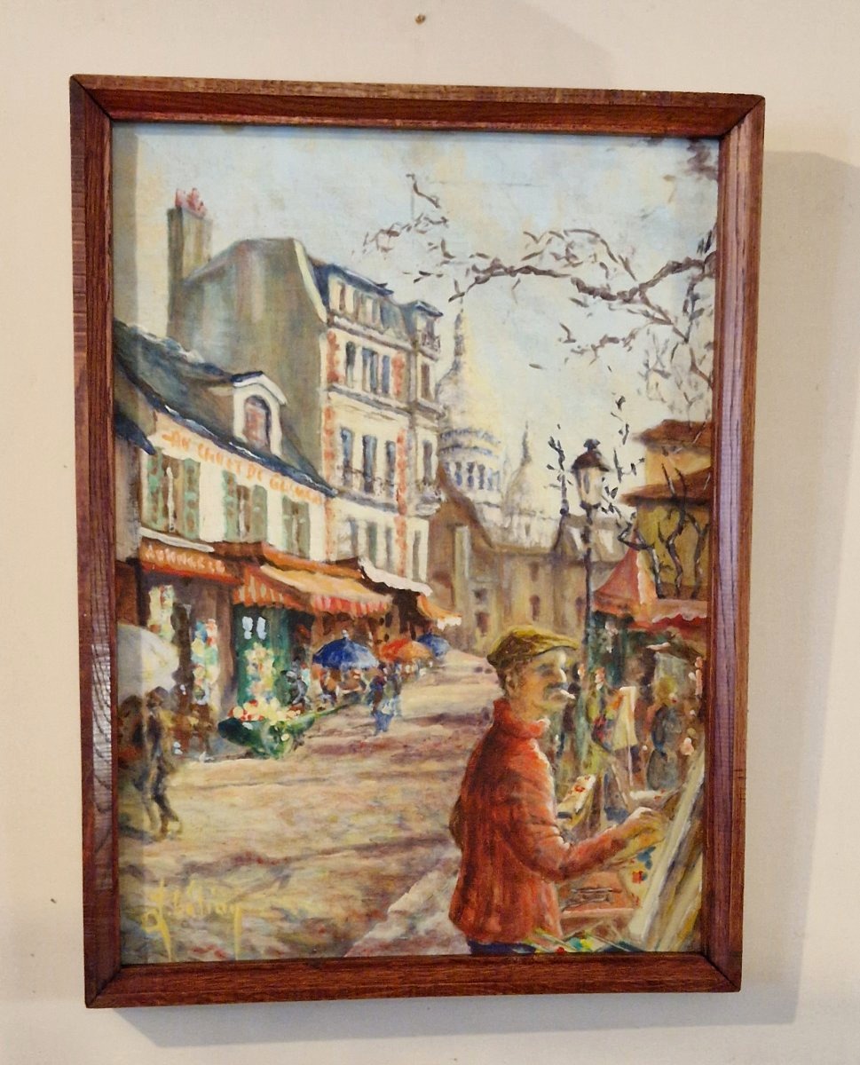 Place Du Tertre - Montmartre - Mid-20th Century-photo-2