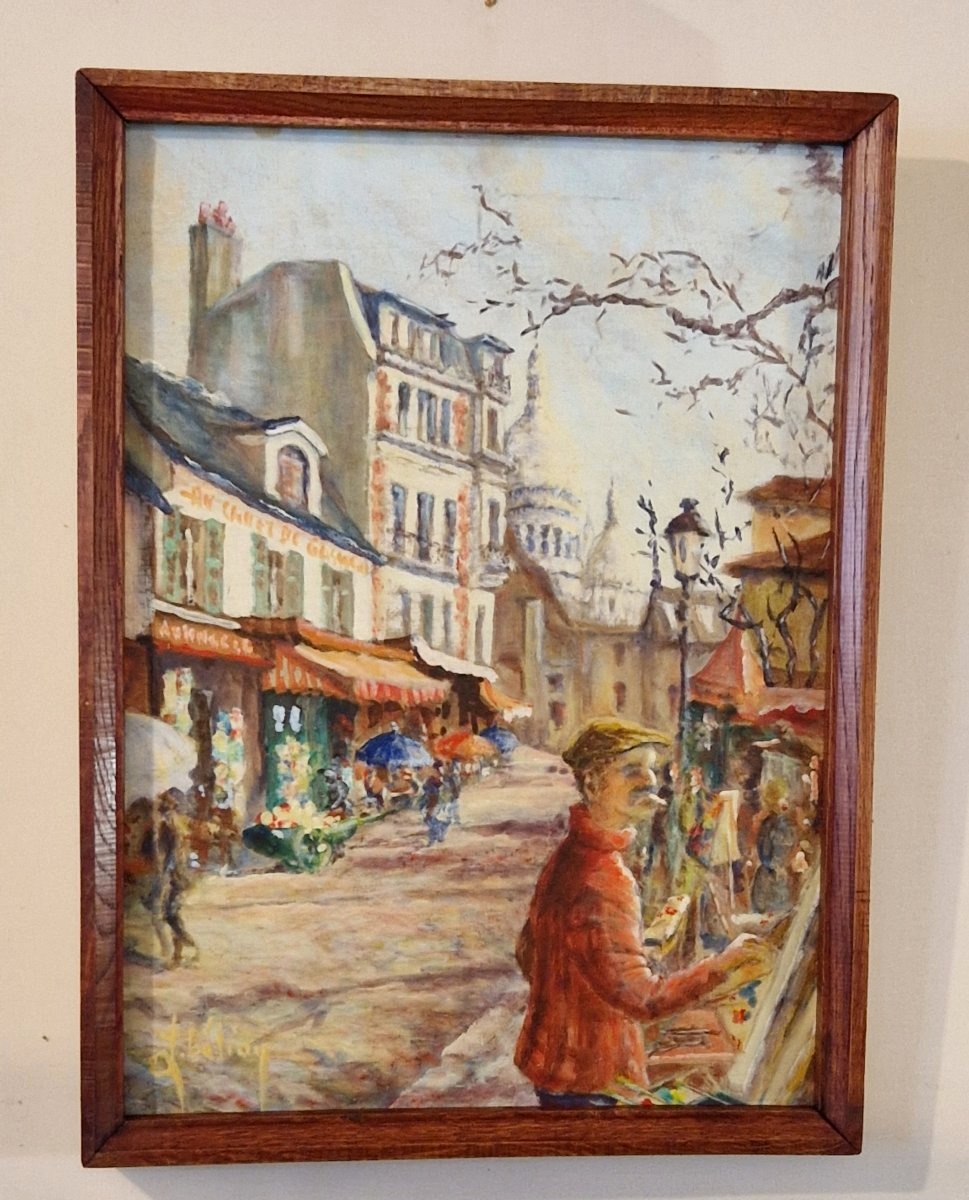 Place Du Tertre - Montmartre - Mid-20th Century-photo-3