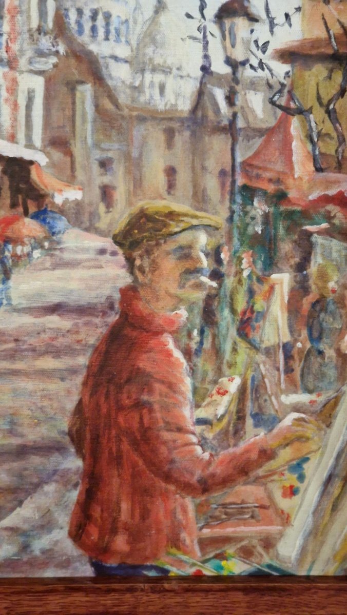 Place Du Tertre - Montmartre - Mid-20th Century-photo-4