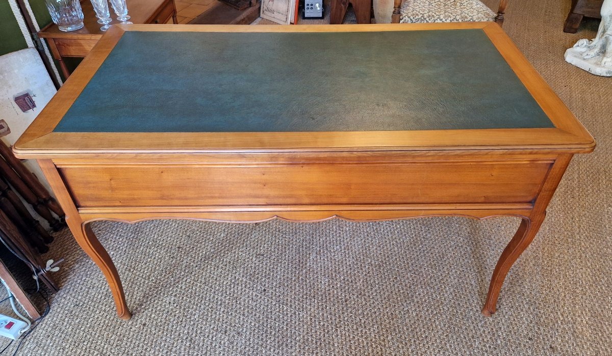 Bureau en merisier de style Louis XV-photo-4