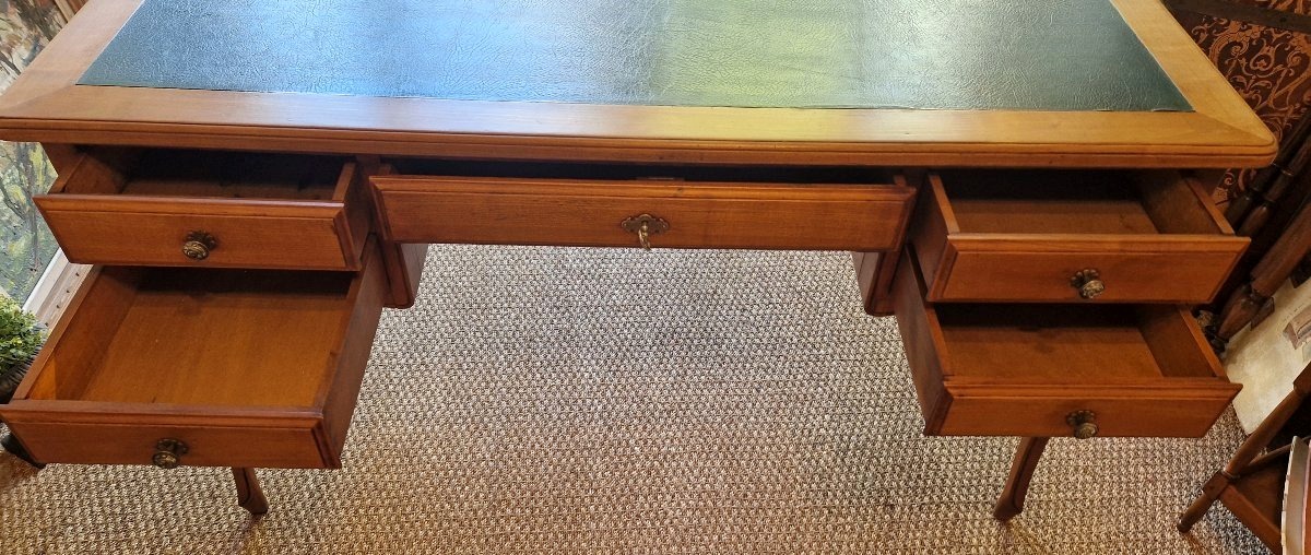 Bureau en merisier de style Louis XV-photo-3