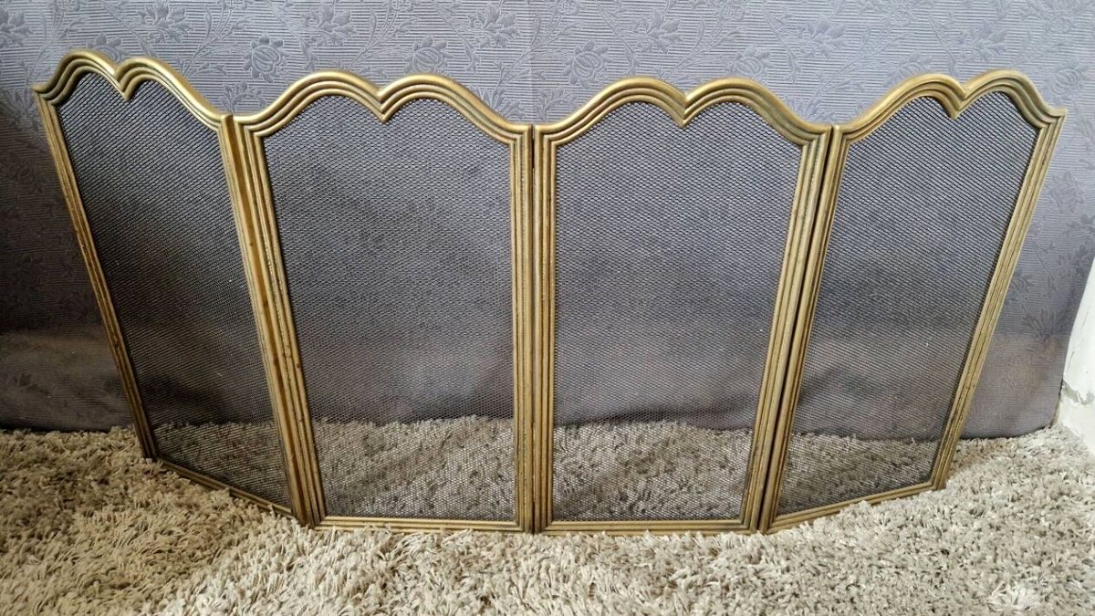 Brass Fire Screen-photo-2