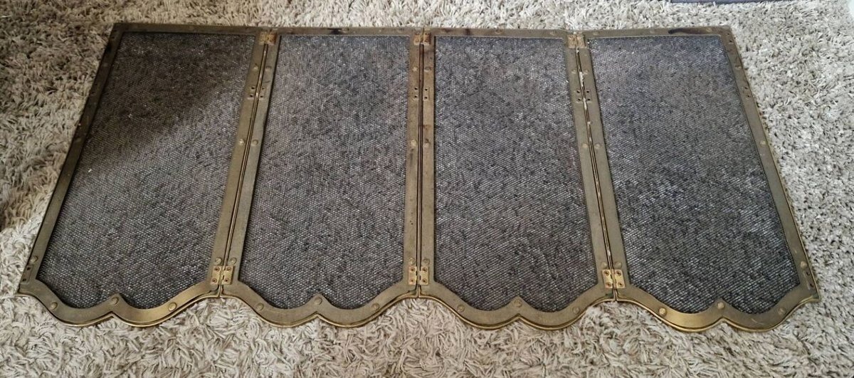 Brass Fire Screen-photo-5