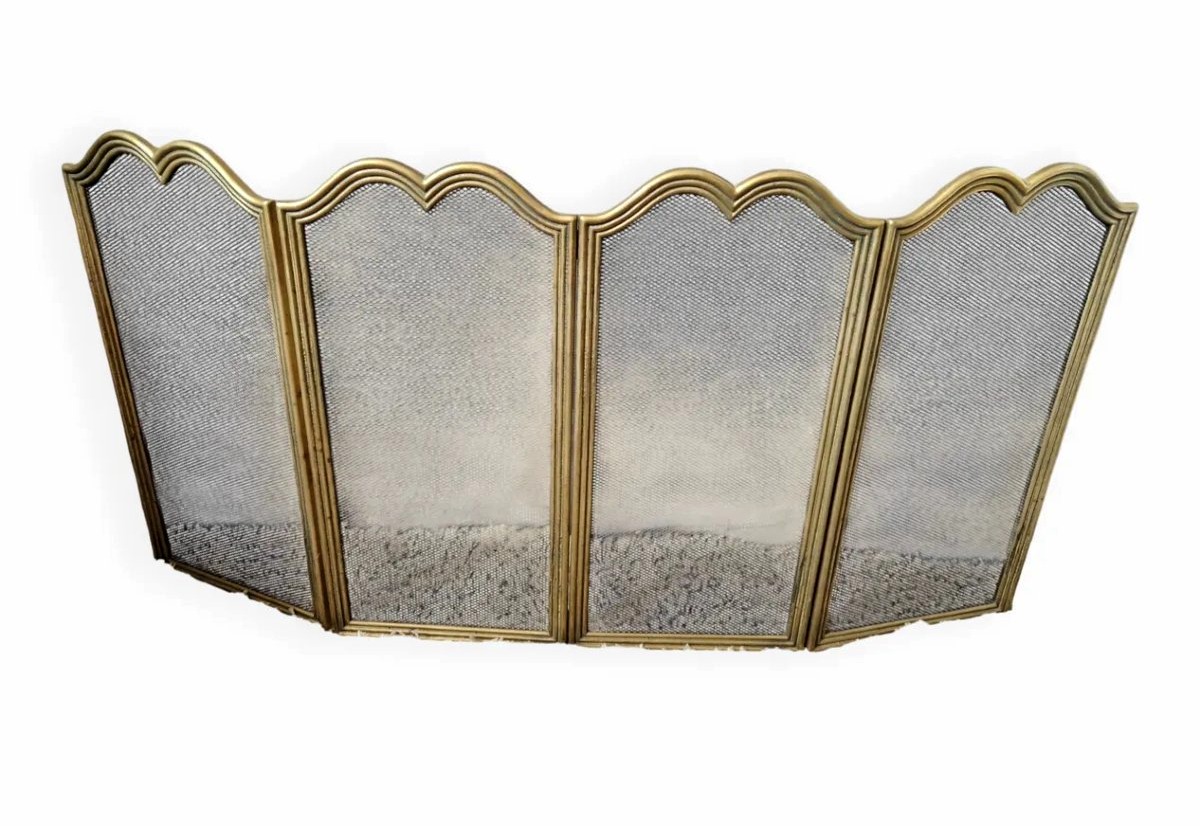 Brass Fire Screen