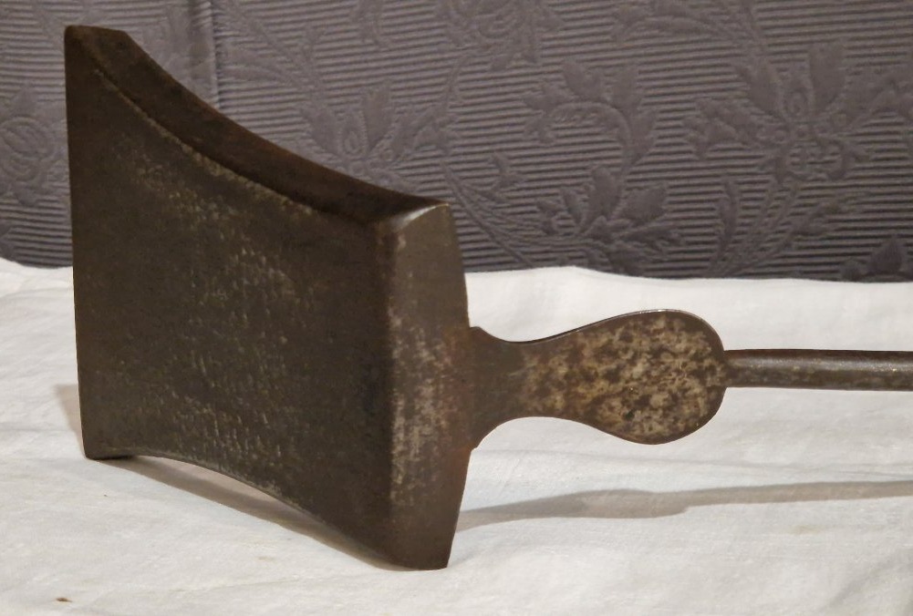 19th-century Gold-bronze And Iron Fireplace Shovel-photo-1