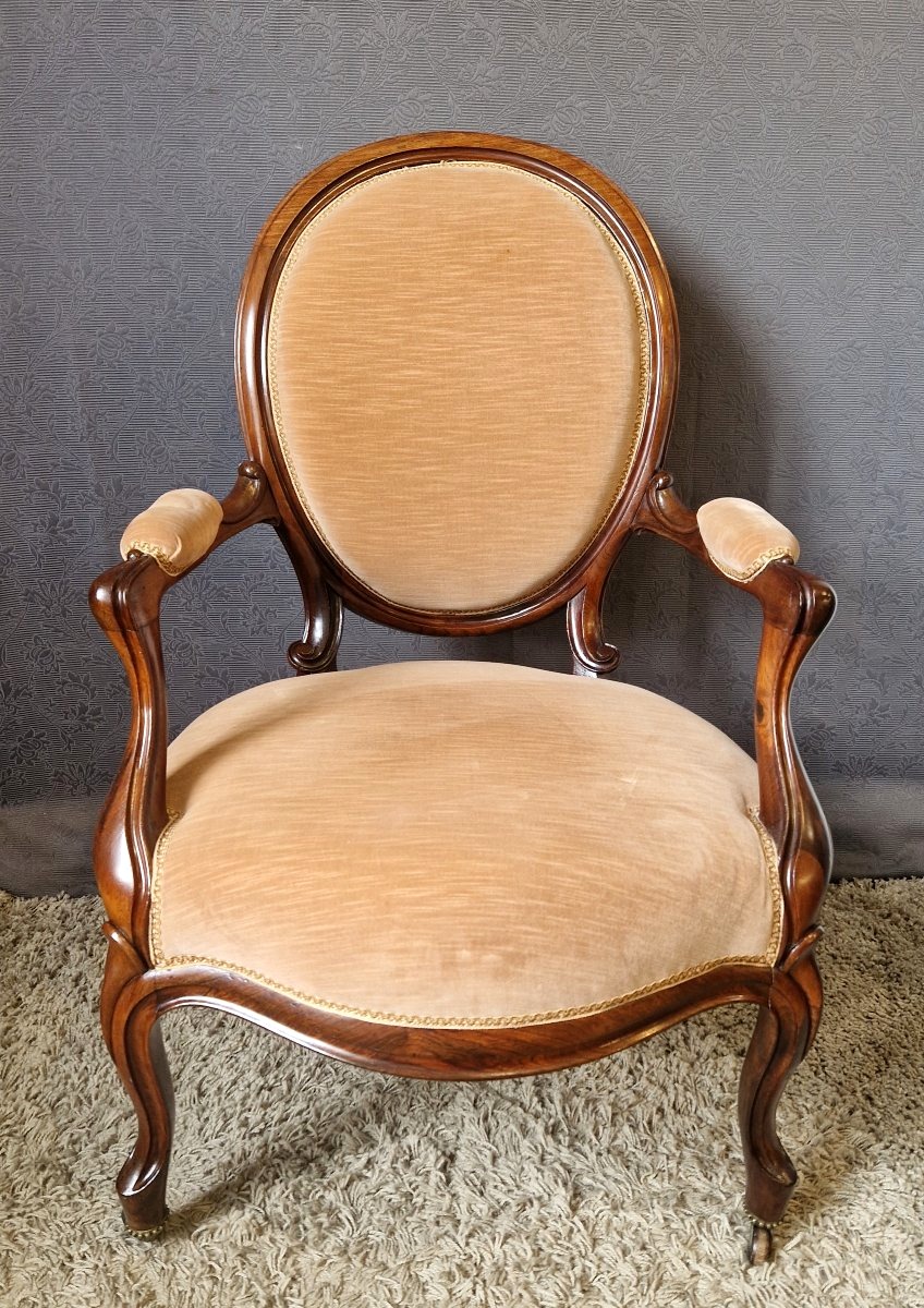 Rosewood Medallion Armchair