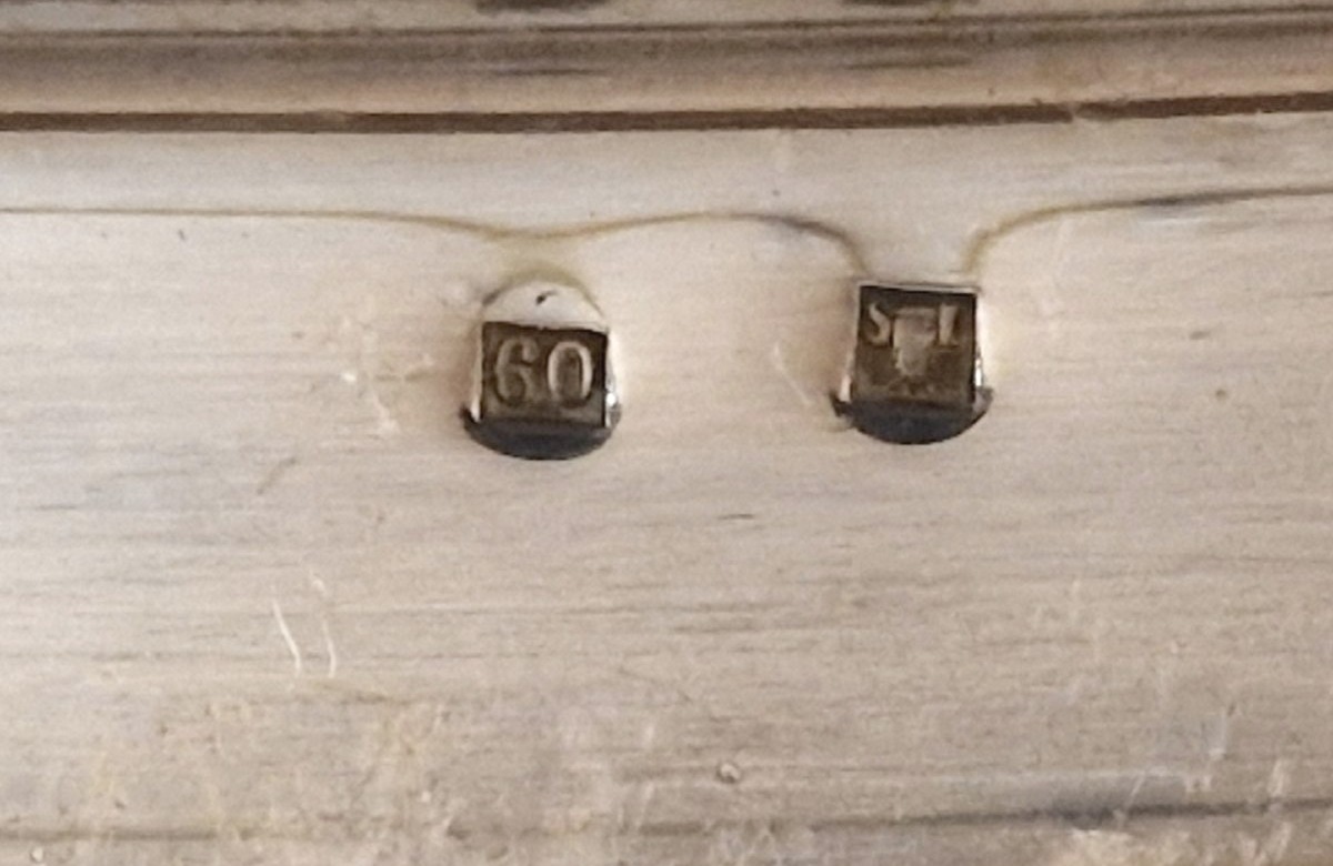 Silver-colored Metal Serving Tray-photo-5
