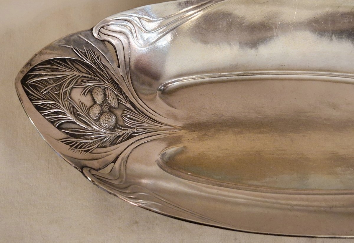 Corbeille à pain Art Nouveau - Gallia Christofle - XXe-photo-2