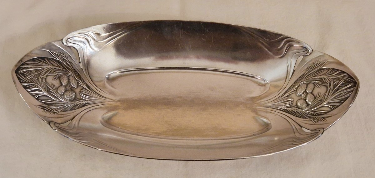 Corbeille à pain Art Nouveau - Gallia Christofle - XXe