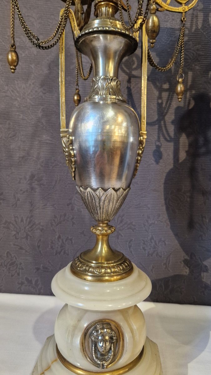 Paire de candélabres Napoléon III-photo-3