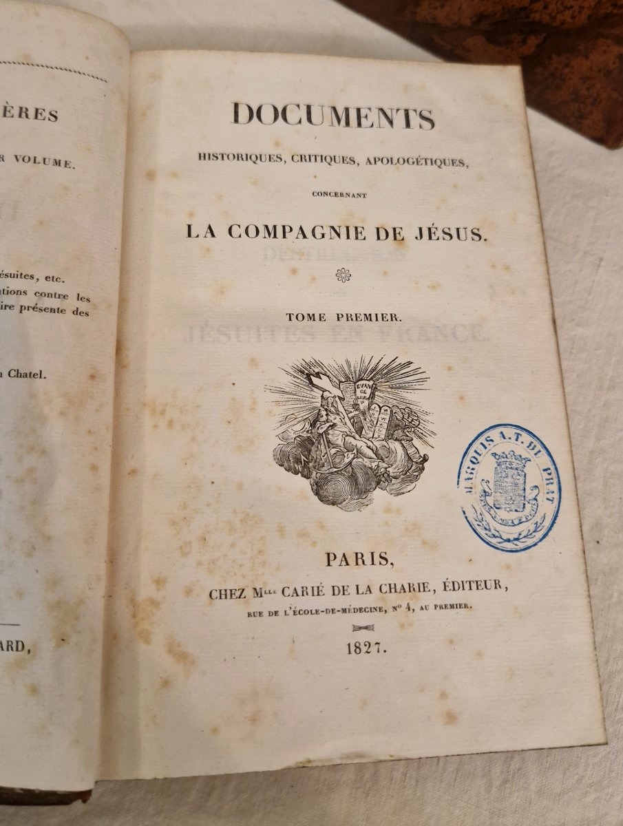 Documents Of The Society Of Jesus, 19th Century—3 Volumes-photo-2