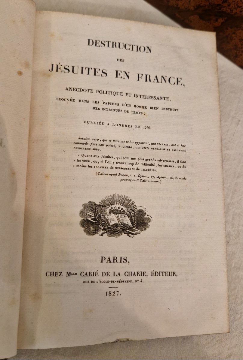 Documents Of The Society Of Jesus, 19th Century—3 Volumes-photo-4