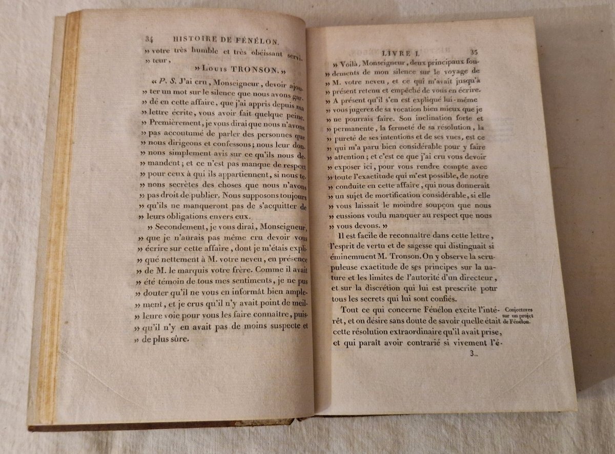 Histoire de Fenelon par Louis François de Bausset 1808-photo-4