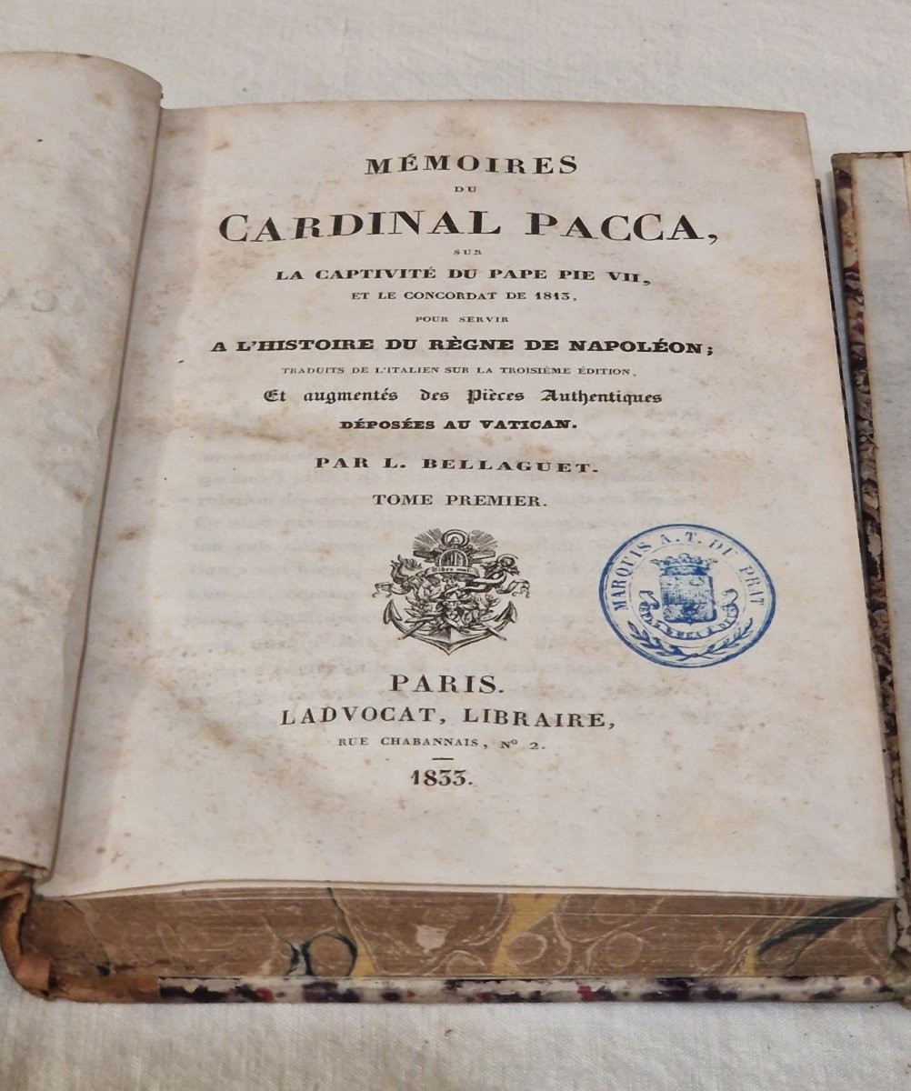Mémoire du cardinal Paca par Bellaguet -1833-photo-2