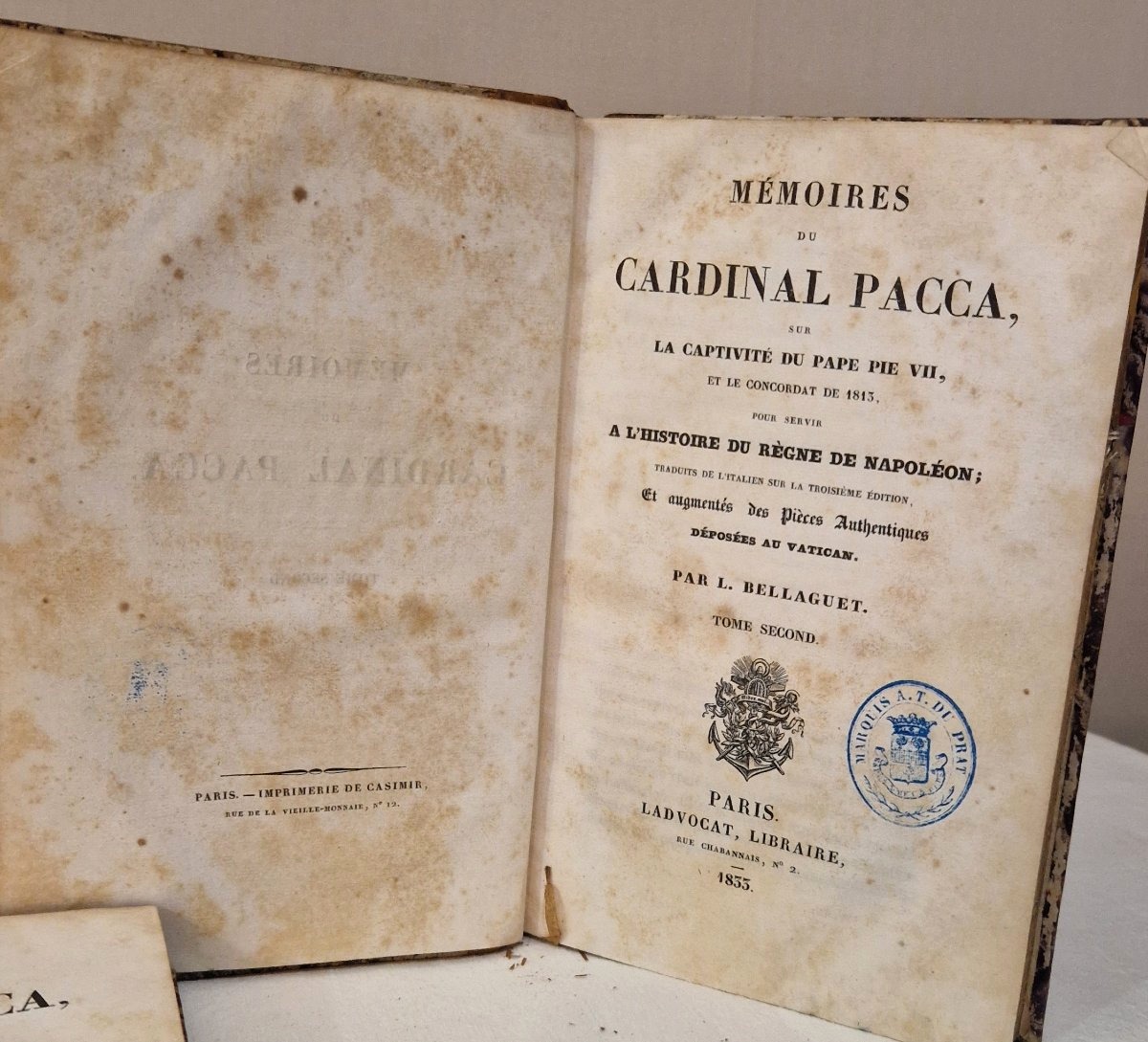 Mémoire du cardinal Paca par Bellaguet -1833-photo-6