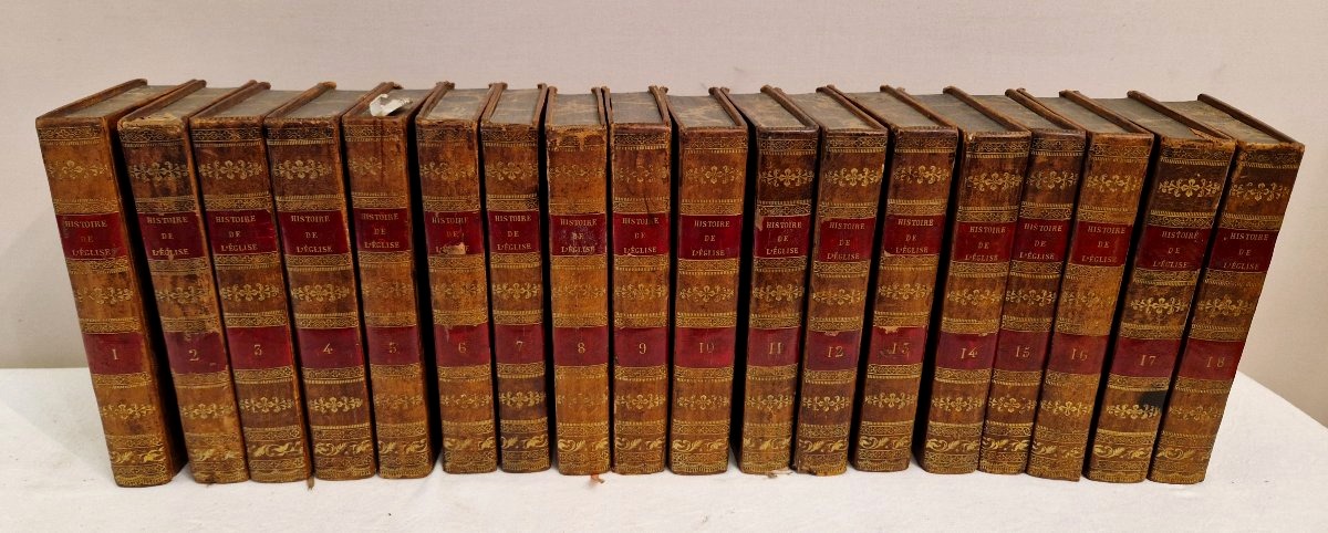 History Of The Church—1820–1828—berault Bercastel—18 Volumes