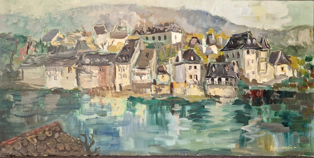 Argentat-sur-dordogne By Jean Gerard Carrère (1922–2015)