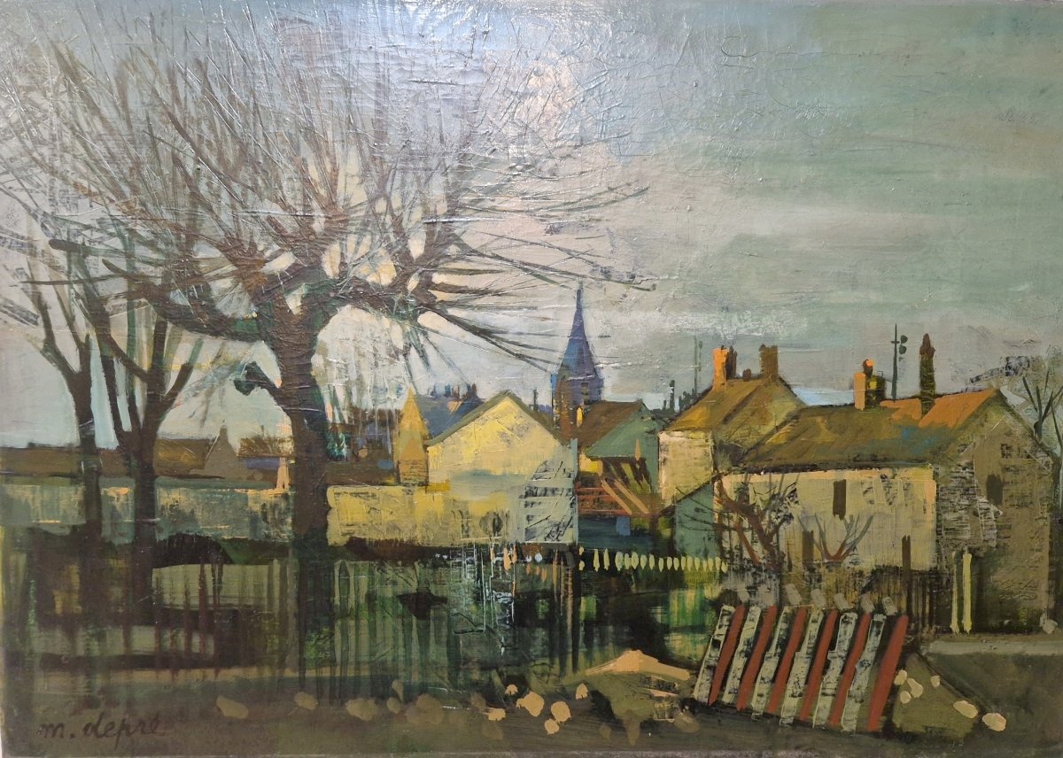 Paysage de Sucy en Brie - Marcel Depré (1919-1990)-photo-4