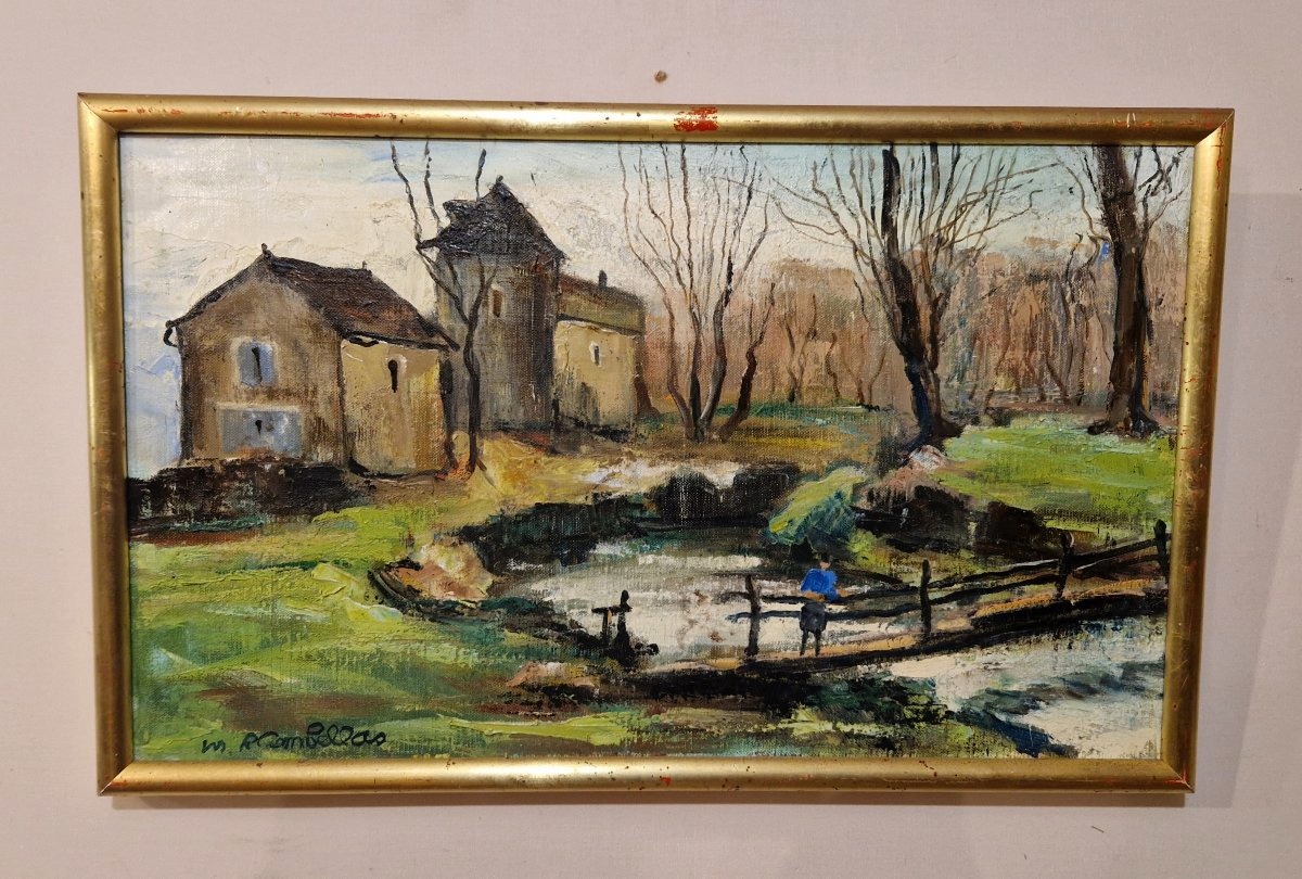 Marcel-Paul Combellas (1906-1989) "Paysage"-photo-2