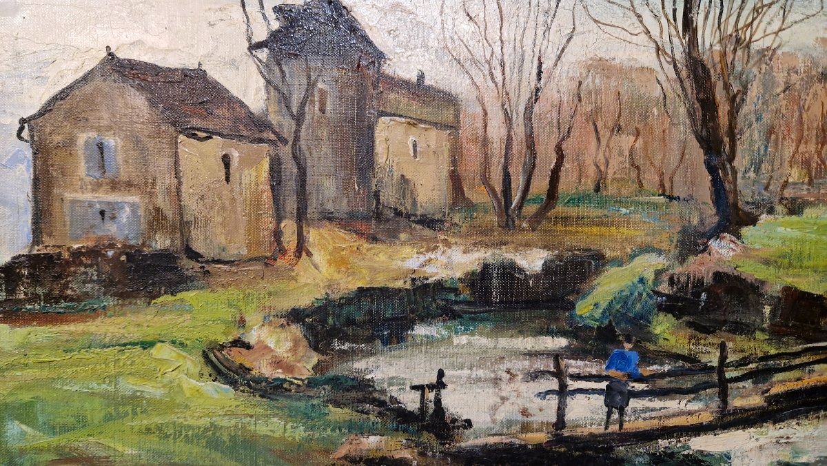 Marcel-Paul Combellas (1906-1989) "Paysage"-photo-4