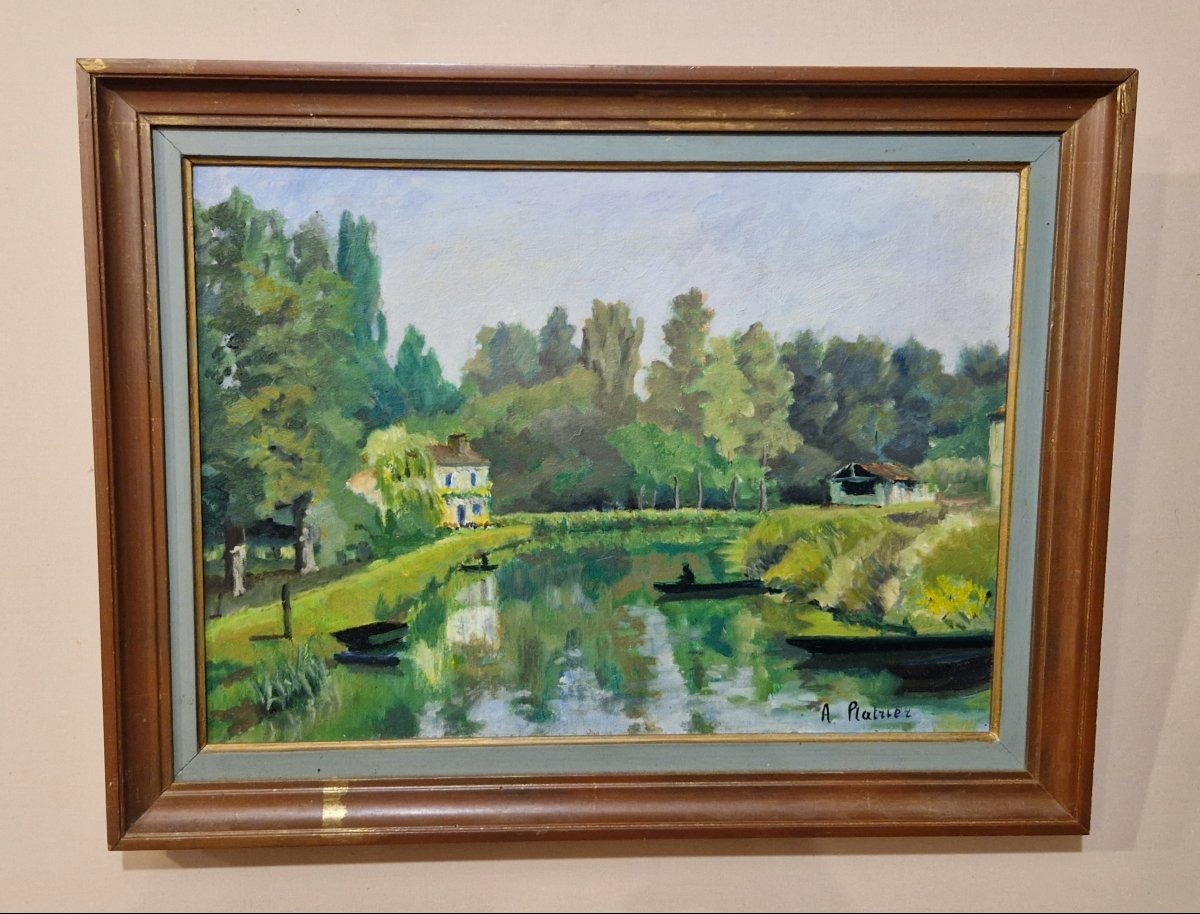 Rural Landscape  - By Platriez, 20th Century