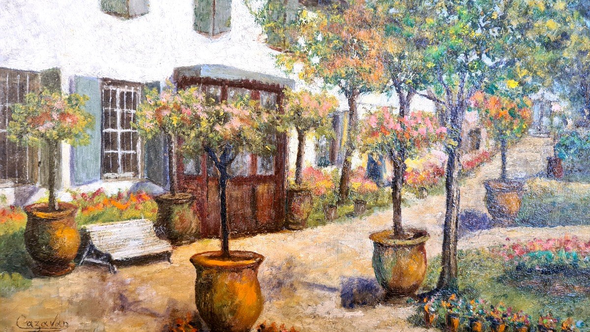 Provençal House By Cazavan Dated 1934-photo-3