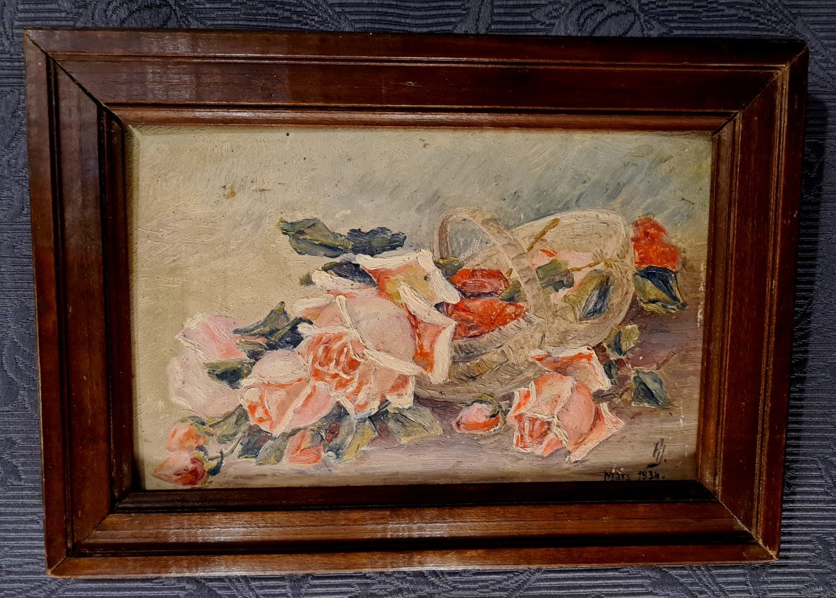 Small Table Of Flowers 1934