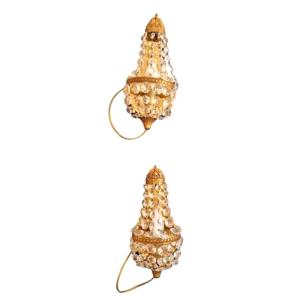 Pair Of Twentieth Pampille Wall Sconces