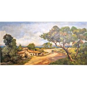 Tableau Provençale Par Charles Bernard (1882-1961) 