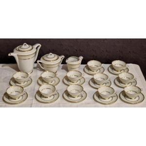 20th Century Limoges Porcelain Coffee Service
