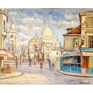 Montmartre By Adrien Raphael Noulin 20th Century