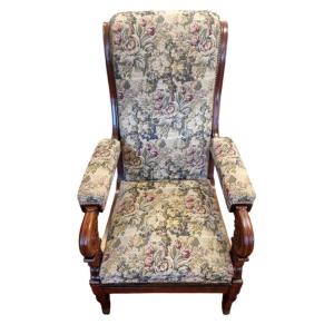 Voltaire Mahogany Armchair With Racks