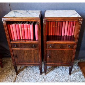 Paire de chevets art déco en palissandre