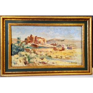 Vue orientale (Maroc) par Albert Lepreux (1868-1959),  