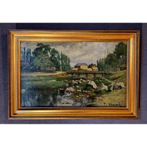 Landscape Of Belfort By Timothé Hacquart (1862-1918)