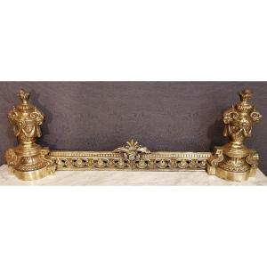 Barre De Foyer/devant De Cheminée époque XIXème