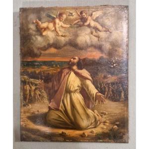 Scene Of Saint Joachim 19th Century