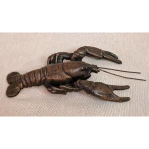 Bronze Crayfish, Asia, 20th Century