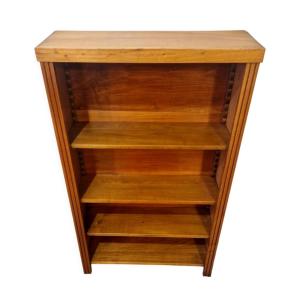 Bibus Cherry Wood Bookcase, 20th Century.