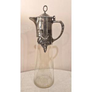 Aiguière en cristal - Art nouveau