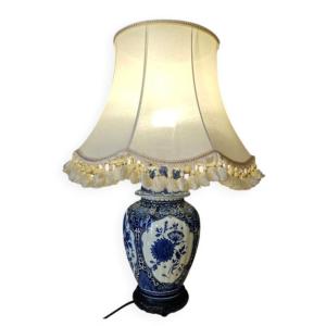Lampe en faïence XXe