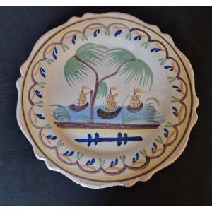 Plate - Nevers Earthenware, 19th Century