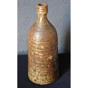 Glazed Stoneware Piece By F. Baudet—20th-century French Ceramic Artist
