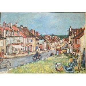 A Postwar Scene By Roland Pottier