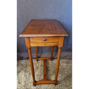 Table d'appoint en merisier XXe