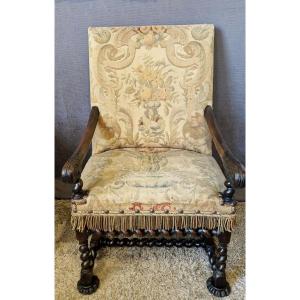 Louis XIII-style Armchair