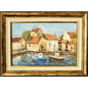 Colette Fromentin (20th Century) – "seascape," French School.